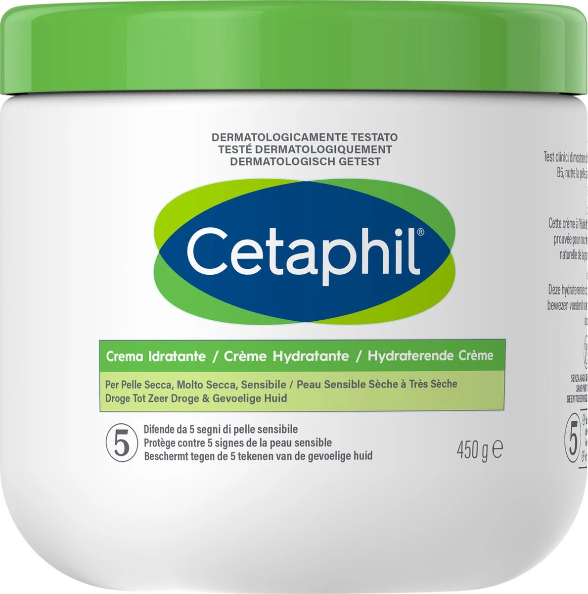 Cetaphil Hydraterende Crème - Vochtinbrengende Crème Gezicht & Lichaam 450GR 3 Cetaphil Hydraterende Crème - Vochtinbrengende Crème Gezicht & Lichaam 450GR