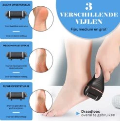 Elektrische Eeltverwijderaar INCL. Mani En Pedicure Set - Voetvijl - Eeltvijl - Eelt Verwijderaar -Oplaadbaar 15 Elektrische Eeltverwijderaar INCL. Mani En Pedicure Set - Voetvijl - Eeltvijl - Eelt Verwijderaar -Oplaadbaar -Lichaamsverzorging Winkel 1191x1200