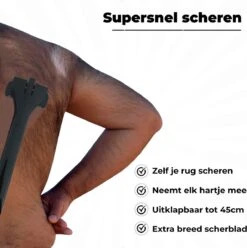 JUST23 Back Shaver - Rug Scheermes - Rughaar Verwijderaar - Rug Scheren - Inklapbaar - Incl. Schoonmaak Borstel 18 JUST23 Back Shaver - Rug Scheermes - Rughaar Verwijderaar - Rug Scheren - Inklapbaar - Incl. Schoonmaak Borstel -Lichaamsverzorging Winkel 1195x1200 13