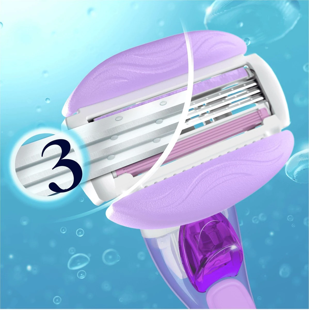 Gillette Venus Breeze Scheersysteem + 2 Scheermesjes Vrouwen 7 Gillette Venus Breeze Scheersysteem + 2 Scheermesjes Vrouwen - Afbeelding 5