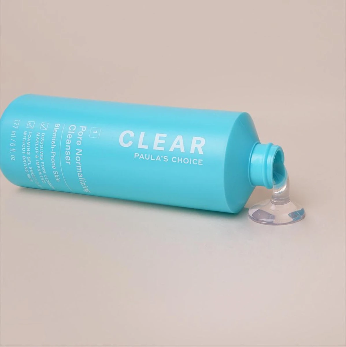 Paula's Choice CLEAR Gel Gezichtsreiniger - Met Salicylzuur - Alle Huidtypen & Acne Huid - 177 Ml 4 Paula's Choice CLEAR Gel Gezichtsreiniger - Met Salicylzuur - Alle Huidtypen & Acne Huid - 177 Ml - Afbeelding 2