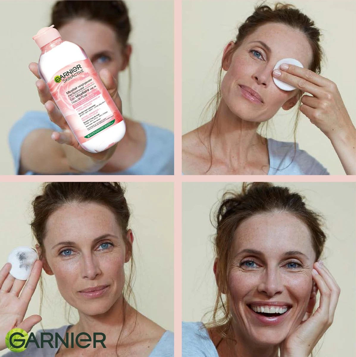 Garnier Skinactive Micellair Reinigingswater Met Rozenwater - 400 Ml 6 Garnier Skinactive Micellair Reinigingswater Met Rozenwater - 400 Ml - Afbeelding 4