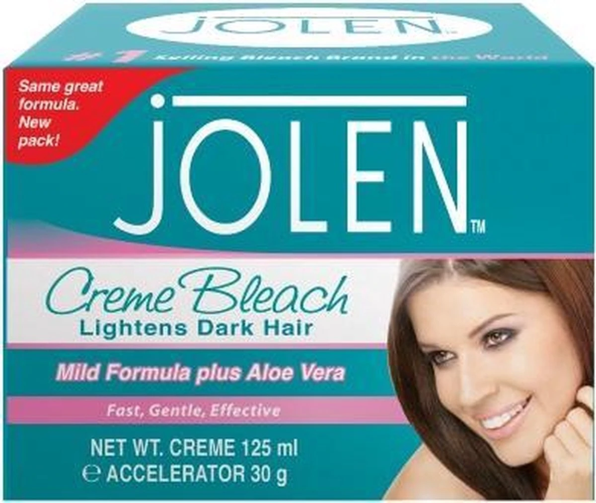 Jolen Ontkleurings Crème Bleach - Mild Aloë Vera - 125 Ml 3 Jolen Ontkleurings Crème Bleach - Mild Aloë Vera - 125 Ml