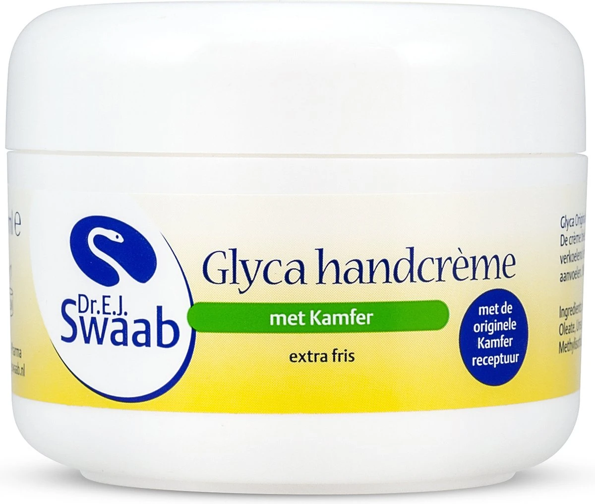 Dr. Swaab Glyca Kamfer - 100 Ml - Handcrème 4 Dr. Swaab Glyca Kamfer - 100 Ml - Handcrème - Afbeelding 2