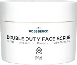 Double Duty Face Scrub - Gezichtsscrub Mannen - Reinigingsscrubs - 100 Ml