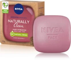 NIVEA Naturally Clean Face Bar Make Up Remover 75 Gr -Lichaamsverzorging Winkel 1200x1018 1