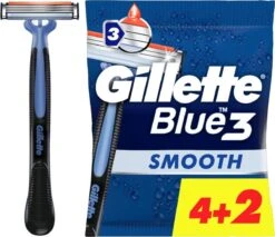 Gillette® Gillette Blue3 Smooth 4+2 Stuks 23 Gillette® Gillette Blue3 Smooth 4+2 Stuks -Lichaamsverzorging Winkel 1200x1036