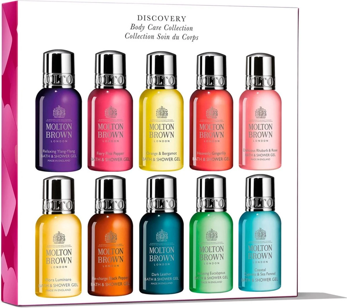 Molton Brown Discovery Set 10 X 30ml Bad/douchegel 3 Molton Brown Discovery Set 10 X 30ml Bad/douchegel
