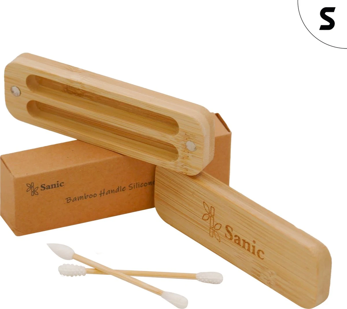 Sanic Herbruikbare Wattenstaafjes Bamboe Met Bamboehouder Wasbare Oorstaafjes Oorstokjes Herbruikbaar Duurzaam Zero-Waste Plastic Vrij - 2 Stuks 3 Sanic Herbruikbare Wattenstaafjes Bamboe Met Bamboehouder Wasbare Oorstaafjes Oorstokjes Herbruikbaar Duurzaam Zero-Waste Plastic Vrij - 2 Stuks