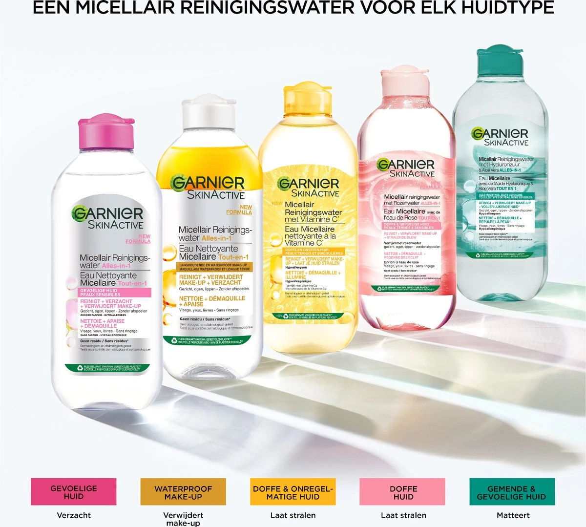 Garnier Skinactive Micellair Reinigingswater Met Rozenwater - 400 Ml 11 Garnier Skinactive Micellair Reinigingswater Met Rozenwater - 400 Ml - Afbeelding 9