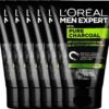 L’Oréal Paris Men Expert Pure Charcoal Gezichtsreiniging - 6 X 100 Ml - Voordeelverpakking -Lichaamsverzorging Winkel 1200x1081