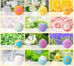 Nixnix - Bath Bombs 12 Stuks - Bruisballen Voor In Bad - 12 Etherische Aroma Bad Bommen - Giftset - Cadeau - 60g Per Stuk - Bruis Ballen Bad - Badballen 10 Nixnix - Bath Bombs 12 Stuks - Bruisballen Voor In Bad - 12 Etherische Aroma Bad Bommen - Giftset - Cadeau - 60g Per Stuk - Bruis Ballen Bad - Badballen -Lichaamsverzorging Winkel 1200x1084 5