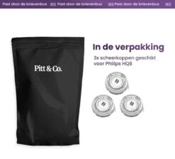 3 Scheerkoppen Geschikt Voor Philips HQ8/50 – Scheerkoppen Set – Scheer Opzetkoppen – Voor Phillips HQ8 - Shaving Blades – 3 Stuks -Lichaamsverzorging Winkel 1200x1087 12