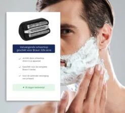 Universele Scheerkop Geschikt Voor Braun Series 3 32b – Vervangend Scheerblad Braun – Zwarte Cassette -Lichaamsverzorging Winkel 1200x1087 7