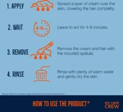 NO HAIR CREW - Ontharingscreme Mannen - Lichaam - Men - Ontharing Mannen -Lichaamsverzorging Winkel 1200x1093