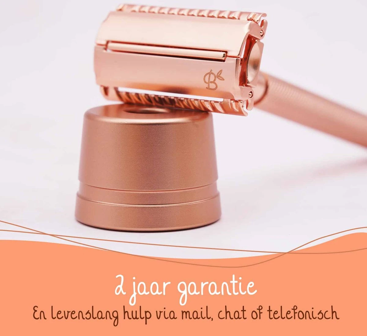 Bamboozy Safety Razor RVS Vlinder + Houder + 20 Scheermesjes Rose Gold Goud Voor Vrouwen Dames Mannen Double Edge Zero Waste Duurzaam Scheren 6 Bamboozy Safety Razor RVS Vlinder + Houder + 20 Scheermesjes Rose Gold Goud Voor Vrouwen Dames Mannen Double Edge Zero Waste Duurzaam Scheren - Afbeelding 4