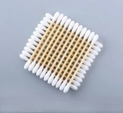 Merkloos Wattenstaafjes Hout - 100 St -Lichaamsverzorging Winkel 1200x1104 2