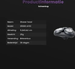 Scheerkop Geschikt Voor Philips 5000 Serie SH50/50 – Scheerkoppen - Zwart – Scheerhoofd - Voor S5000 - Scheermesjes - Senso 5000 12 Scheerkop Geschikt Voor Philips 5000 Serie SH50/50 – Scheerkoppen - Zwart – Scheerhoofd - Voor S5000 - Scheermesjes - Senso 5000 -Lichaamsverzorging Winkel 1200x1106 1