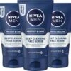 NIVEA MEN Protect & Care Reinigingsscrub - 3 X 75 Ml - Voordeelverpakking 2 NIVEA MEN Protect & Care Reinigingsscrub - 3 X 75 Ml - Voordeelverpakking -Lichaamsverzorging Winkel 1200x1106