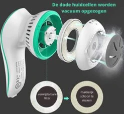 Forgoods Elektrische Eelt Verwijderaar Met Stofzuigsysteem - Eeltverwijderaar - USB Oplaadbaar - Krachtigste Motor Op De Markt - IPX7 Waterbestendig - Voetvijl - Inclusief Adapter - Extra 2 Sets Vijlschijven - Model 2023 15 Forgoods Elektrische Eelt Verwijderaar Met Stofzuigsysteem - Eeltverwijderaar - USB Oplaadbaar - Krachtigste Motor Op De Markt - IPX7 Waterbestendig - Voetvijl - Inclusief Adapter - Extra 2 Sets Vijlschijven - Model 2023 -Lichaamsverzorging Winkel 1200x1110 1