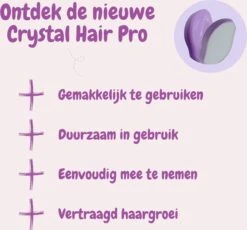 Crystal Hair Pro | Paars | Inclusief Gratis Opbergzakje | Crystal Hair Remover | Crystal Hair Removal | Crystal Hair Eraser -Lichaamsverzorging Winkel 1200x1117 2