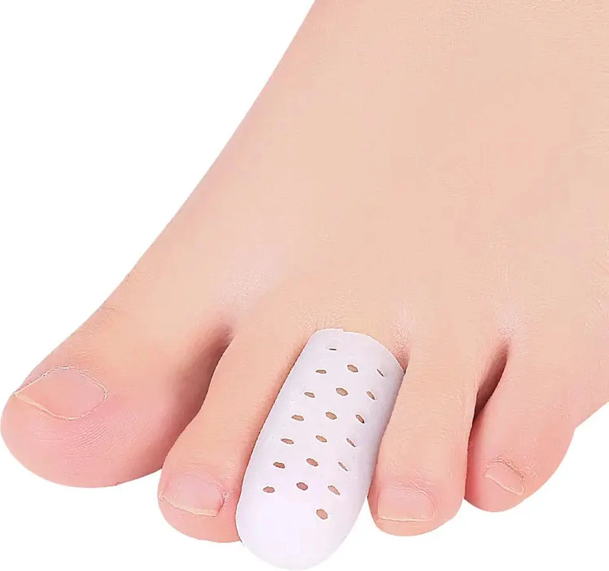 Teenbeschermer - Teenbeschermers Siliconen - Teenbeschermer Kleine Teen - Teenbeschermer Grote Teen - Teenkap - Teenspreider - Er Worden 3 Paar Geleverd - S,M,L - Wit 5 Teenbeschermer - Teenbeschermers Siliconen - Teenbeschermer Kleine Teen - Teenbeschermer Grote Teen - Teenkap - Teenspreider - Er Worden 3 Paar Geleverd - S,M,L - Wit - Afbeelding 3