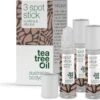 Australian Bodycare Tea Tree Olie Stick - Tea Tree Stick Tegen Onzuiverheden Voor Vlekjes, Puistjes En Een Vette, Acne-gevoelige Huid Met Australische Tea Tree Olie Van Hoge Kwaliteit (goedgekeurd Door Farmaceuten), 3 X 9 Ml. -Lichaamsverzorging Winkel 1200x1126