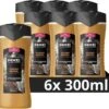 AXE Fine Fragrance Collection Copper Santal Douchegel - 6 X 300 Ml - Voordeelverpakking