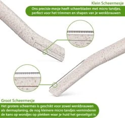 INTER-ESQUE Wenkbrauw Mesje - Eyebrow Razor - Dermaplaning - Scheermesjes Gezicht - Wenkbrauw Scheermesje Van Tarwestro - 6 Stuks 3x Groot + 3x Klein 11 INTER-ESQUE Wenkbrauw Mesje - Eyebrow Razor - Dermaplaning - Scheermesjes Gezicht - Wenkbrauw Scheermesje Van Tarwestro - 6 Stuks 3x Groot + 3x Klein -Lichaamsverzorging Winkel 1200x1130 9