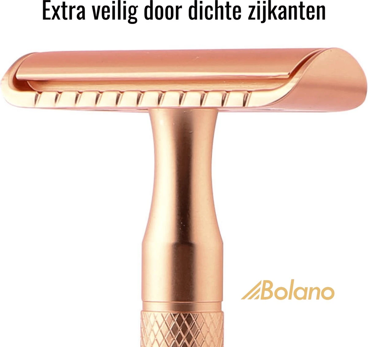 Bolano® Safety Razor Set Rose Gold + 30 Double Edge Scheermesjes + Houder - Klassiek Scheermes Voor Mannen En Vrouwen - D663 8 Bolano® Safety Razor Set Rose Gold + 30 Double Edge Scheermesjes + Houder - Klassiek Scheermes Voor Mannen En Vrouwen - D663 - Afbeelding 6