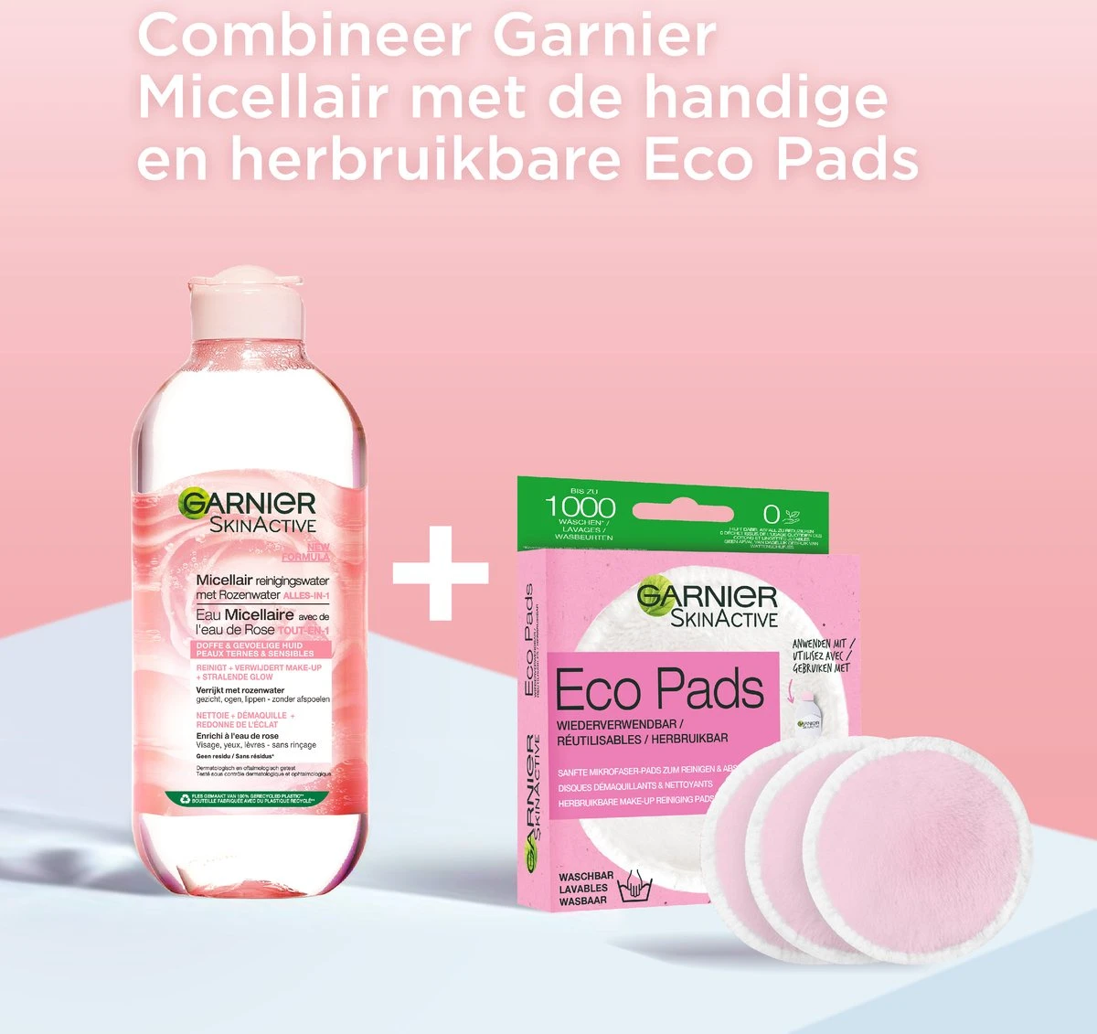 Garnier Skinactive Micellair Reinigingswater Met Rozenwater - 400 Ml 5 Garnier Skinactive Micellair Reinigingswater Met Rozenwater - 400 Ml - Afbeelding 3