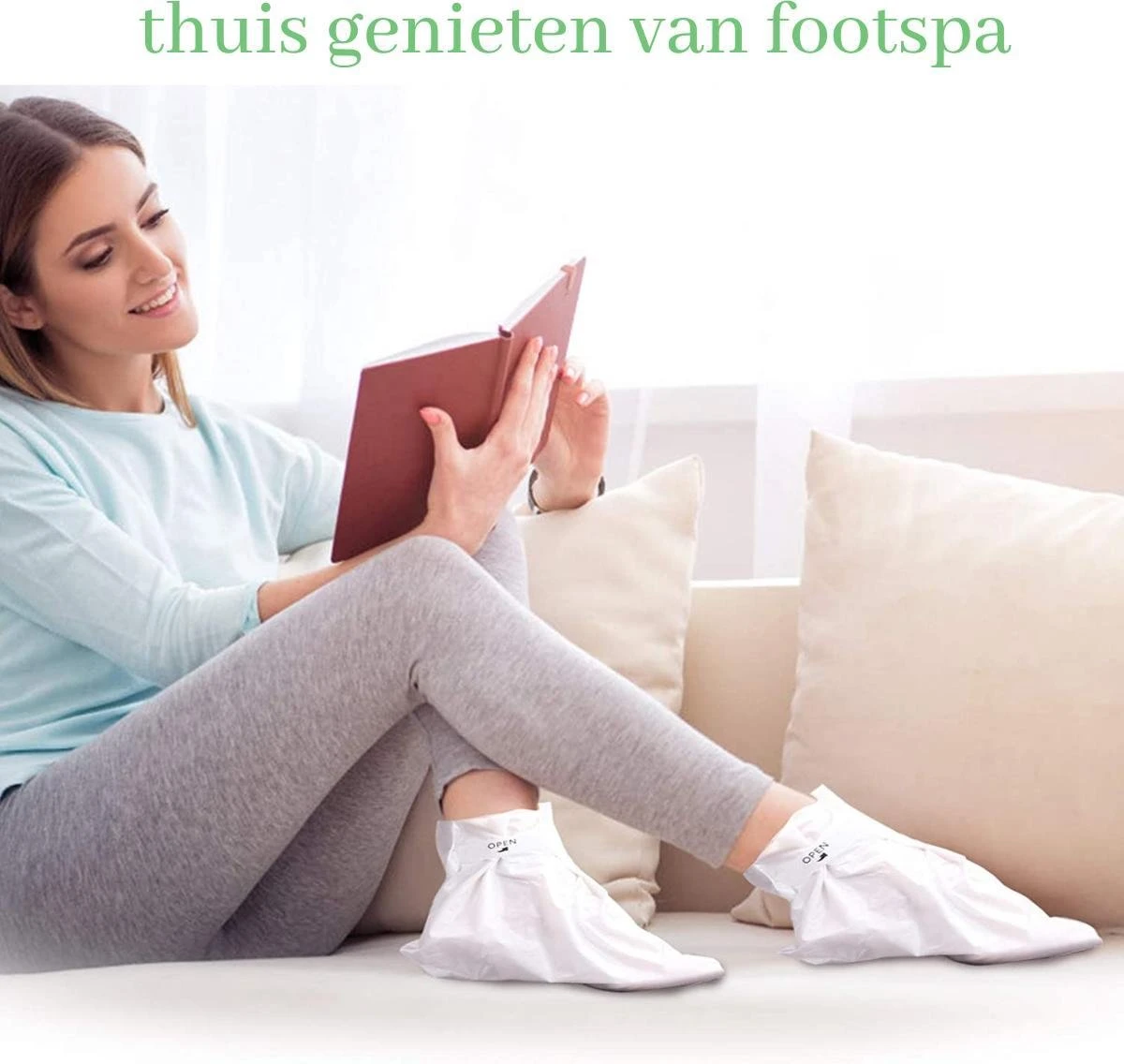 PureLuxure Voetmasker - Voetverzorging - Eeltsokken - Eelt Verwijderaar - Voetenmasker - Peel Off Masker - 1 Paar (2 Stuks) 4 PureLuxure Voetmasker - Voetverzorging - Eeltsokken - Eelt Verwijderaar - Voetenmasker - Peel Off Masker - 1 Paar (2 Stuks) - Afbeelding 2