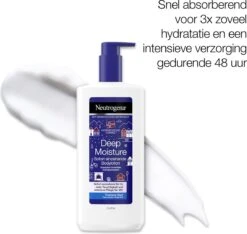 Neutrogena Deep Moisture Snel Absorberende Bodylotion, Noorse Formule, Bodycrème, Droge Huid, 2 X 400 Ml -Lichaamsverzorging Winkel 1200x1138 3