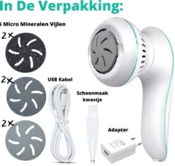 Forgoods Elektrische Eelt Verwijderaar Met Stofzuigsysteem - Eeltverwijderaar - USB Oplaadbaar - Krachtigste Motor Op De Markt - IPX7 Waterbestendig - Voetvijl - Inclusief Adapter - Extra 2 Sets Vijlschijven - Model 2023 18 Forgoods Elektrische Eelt Verwijderaar Met Stofzuigsysteem - Eeltverwijderaar - USB Oplaadbaar - Krachtigste Motor Op De Markt - IPX7 Waterbestendig - Voetvijl - Inclusief Adapter - Extra 2 Sets Vijlschijven - Model 2023 -Lichaamsverzorging Winkel 1200x1140 1