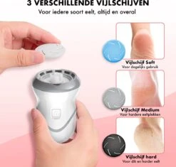 DynaBright Elektrische Eeltverwijderaar Met Stofzuigsysteem - Inc. 3 Vlijlschijven - 2 Standen - Voetvijl - Eeltvijl - Eelt Verwijderaar -USB Oplaadbaar - Geïntegreerde Zuigfunctie 12 DynaBright Elektrische Eeltverwijderaar Met Stofzuigsysteem - Inc. 3 Vlijlschijven - 2 Standen - Voetvijl - Eeltvijl - Eelt Verwijderaar -USB Oplaadbaar - Geïntegreerde Zuigfunctie -Lichaamsverzorging Winkel 1200x1141