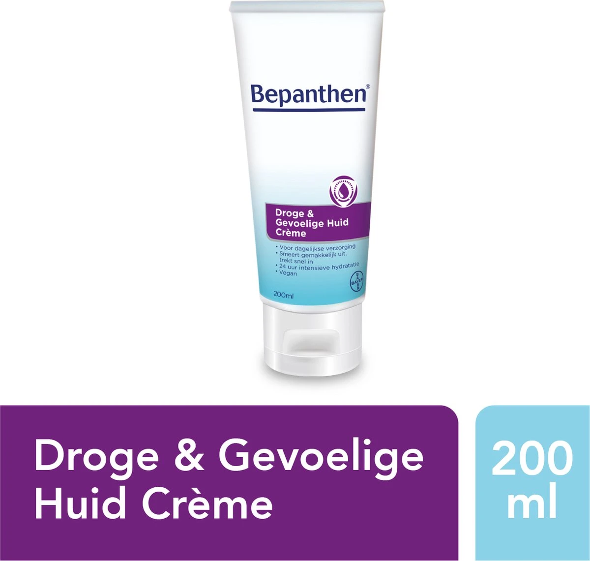 Bepanthen Droge & Gevoelige Huid Creme - Snel Intrekkend En Hydraterend - Met Niacinamide Zonder Parfum - Droge, Gevoelige Huid - 200 Ml 8 Bepanthen Droge & Gevoelige Huid Creme - Snel Intrekkend En Hydraterend - Met Niacinamide Zonder Parfum - Droge, Gevoelige Huid - 200 Ml - Afbeelding 6