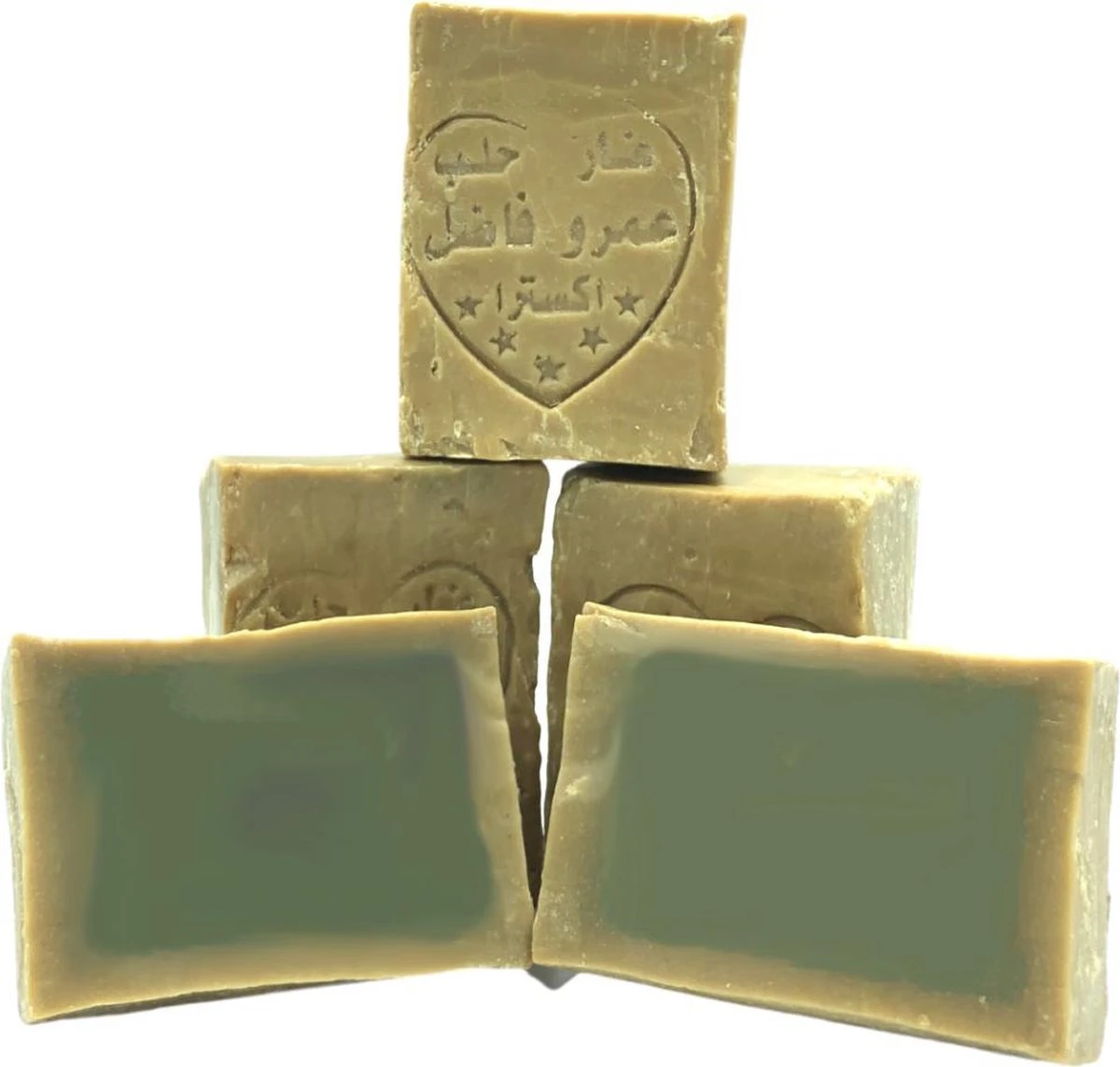 Pure Aleppo Zeep (3 Stuks) -100% Olijfolie- Savon D'Alep - Olijfolie Zeep 4 Pure Aleppo Zeep (3 Stuks) -100% Olijfolie- Savon D'Alep - Olijfolie Zeep - Afbeelding 2