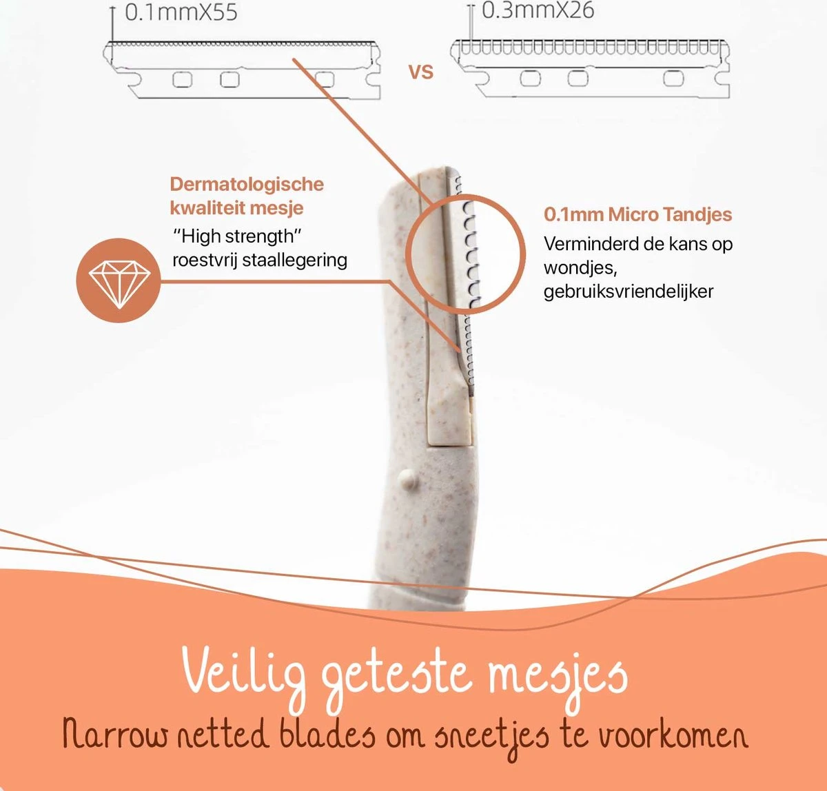 Bamboozy Dermaplaning 6x Wenkbrauw Scheermesje Mesje Van Tarwestro - Scheermes Gezicht Intieme Streek - Wenkbrauw Trimmer Epileren Eyebrow Razor 4 Bamboozy Dermaplaning 6x Wenkbrauw Scheermesje Mesje Van Tarwestro - Scheermes Gezicht Intieme Streek - Wenkbrauw Trimmer Epileren Eyebrow Razor - Afbeelding 2
