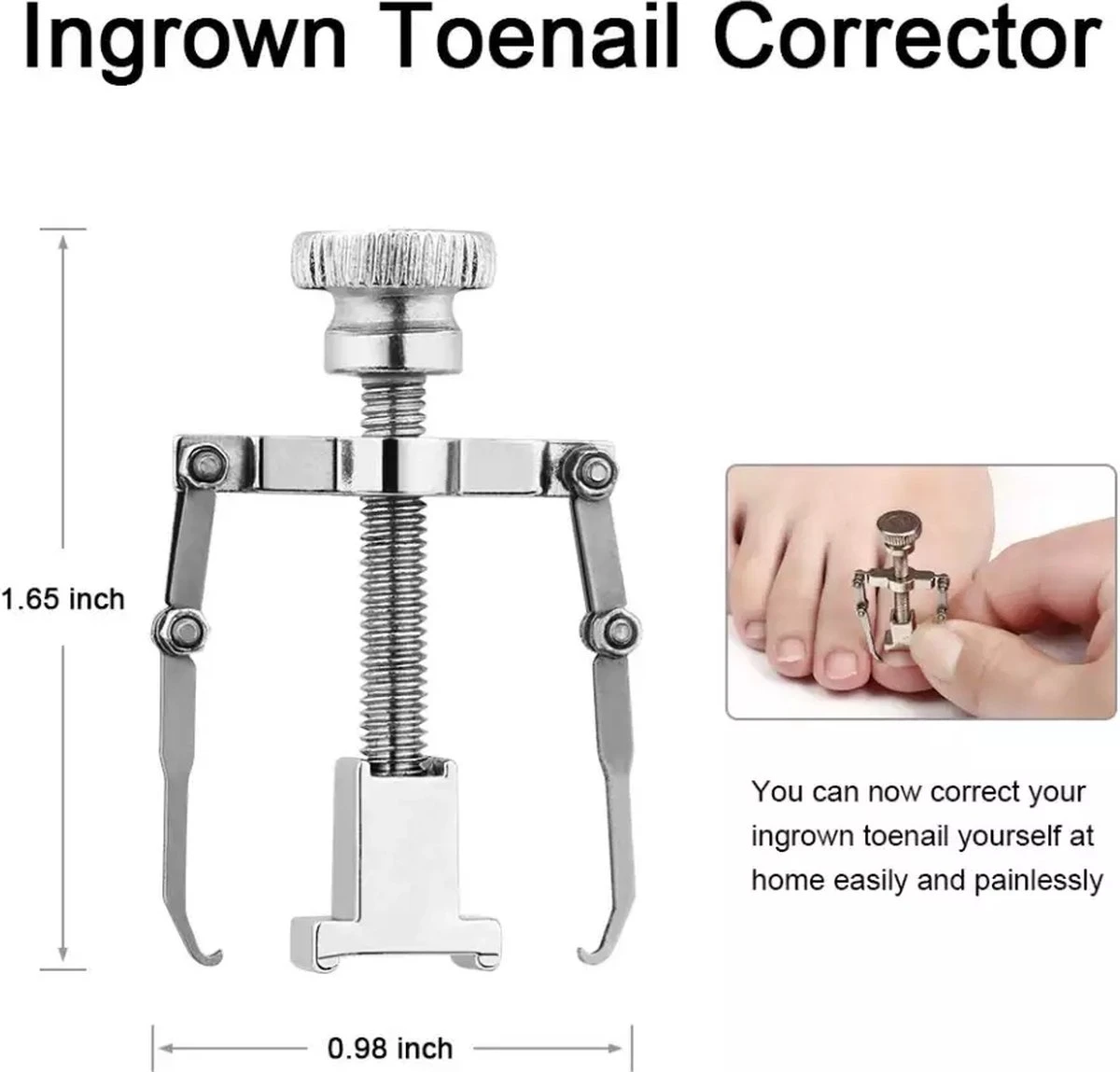 7-Delige Pedicure Set - Nagelverzorging - Nagelset - Ingegroeide Teennagel - Nagelknipper - Nail Clippers - Ingrown Toenail 6 7-Delige Pedicure Set - Nagelverzorging - Nagelset - Ingegroeide Teennagel - Nagelknipper - Nail Clippers - Ingrown Toenail - Afbeelding 4