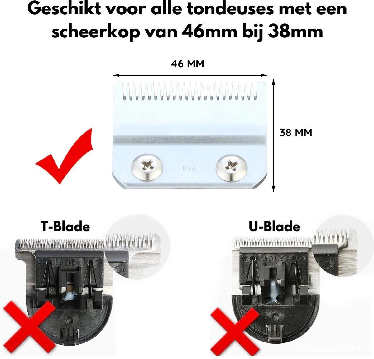 Evolize Professionele Premium Opzetkammen Voor Tondeuse - Opzetstukken Geschikt Voor Wahl Type 1 - Inclusief Fade Guards 0.5 En 1.5 - 8 Stuks - Nr. 1, 2, 3, 4, 6 En 8 - 1.5mm T/m 25mm - Zwart 5 Evolize Professionele Premium Opzetkammen Voor Tondeuse - Opzetstukken Geschikt Voor Wahl Type 1 - Inclusief Fade Guards 0.5 En 1.5 - 8 Stuks - Nr. 1, 2, 3, 4, 6 En 8 - 1.5mm T/m 25mm - Zwart - Afbeelding 3