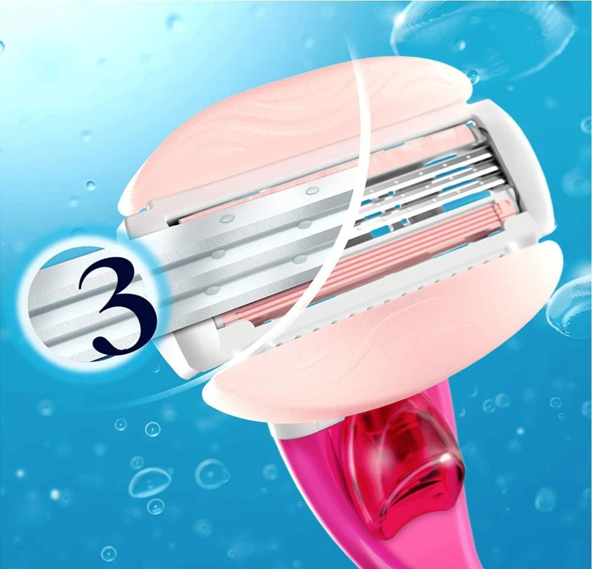 Gillette Venus Breeze Scheermesjes Vrouwen - Comfortglide 4 Stuks - Spa Breeze 5 Gillette Venus Breeze Scheermesjes Vrouwen - Comfortglide 4 Stuks - Spa Breeze - Afbeelding 3