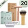 Safety Razor Starterkit Aluminium Voor Vrouw Rose Gold Goud - 20 Mesjes - Scheerkwast - Scheerzeep - Scheren Starterset 1 Safety Razor Starterkit Aluminium Voor Vrouw Rose Gold Goud - 20 Mesjes - Scheerkwast - Scheerzeep - Scheren Starterset -Lichaamsverzorging Winkel 1200x1152 7
