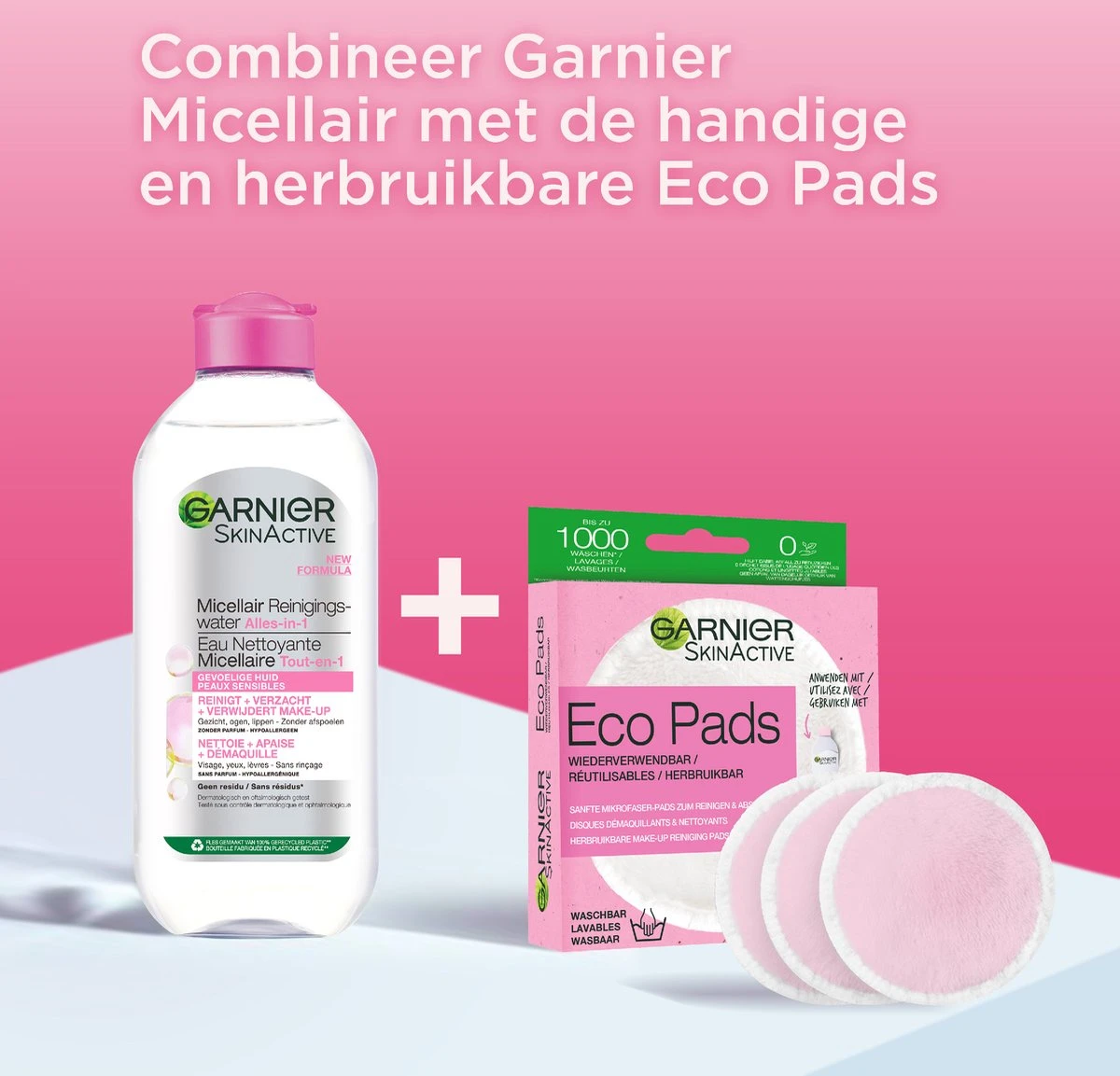 Garnier SkinActive Micellair Reinigingswater - Gevoelige Huid - 400 Ml 7 Garnier SkinActive Micellair Reinigingswater - Gevoelige Huid - 400 Ml - Afbeelding 5