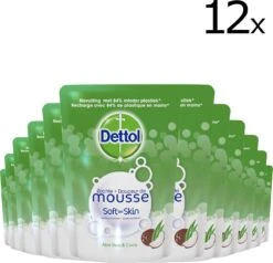 Dettol - Magic Foam - Navulling Aloë Vera - 12 X 200 Ml