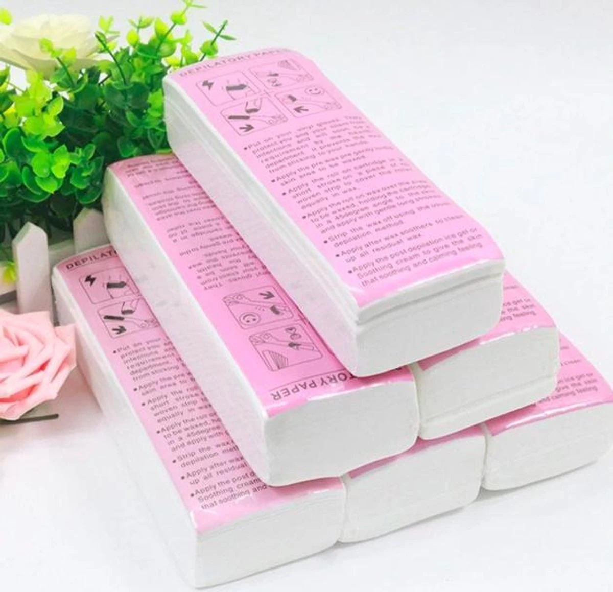 Wax Strips Duo Pack - 2 Stuks - Harsstrips - Ontharen - Ontharingsstrips - Nonwoven - Waxstrips - Non Woven - Wax Epilator - Voor Het Doeltreffend Verwijderen Van Ongewenste Haartjes - 200 Stuks 3 Wax Strips Duo Pack - 2 Stuks - Harsstrips - Ontharen - Ontharingsstrips - Nonwoven - Waxstrips - Non Woven - Wax Epilator - Voor Het Doeltreffend Verwijderen Van Ongewenste Haartjes - 200 Stuks