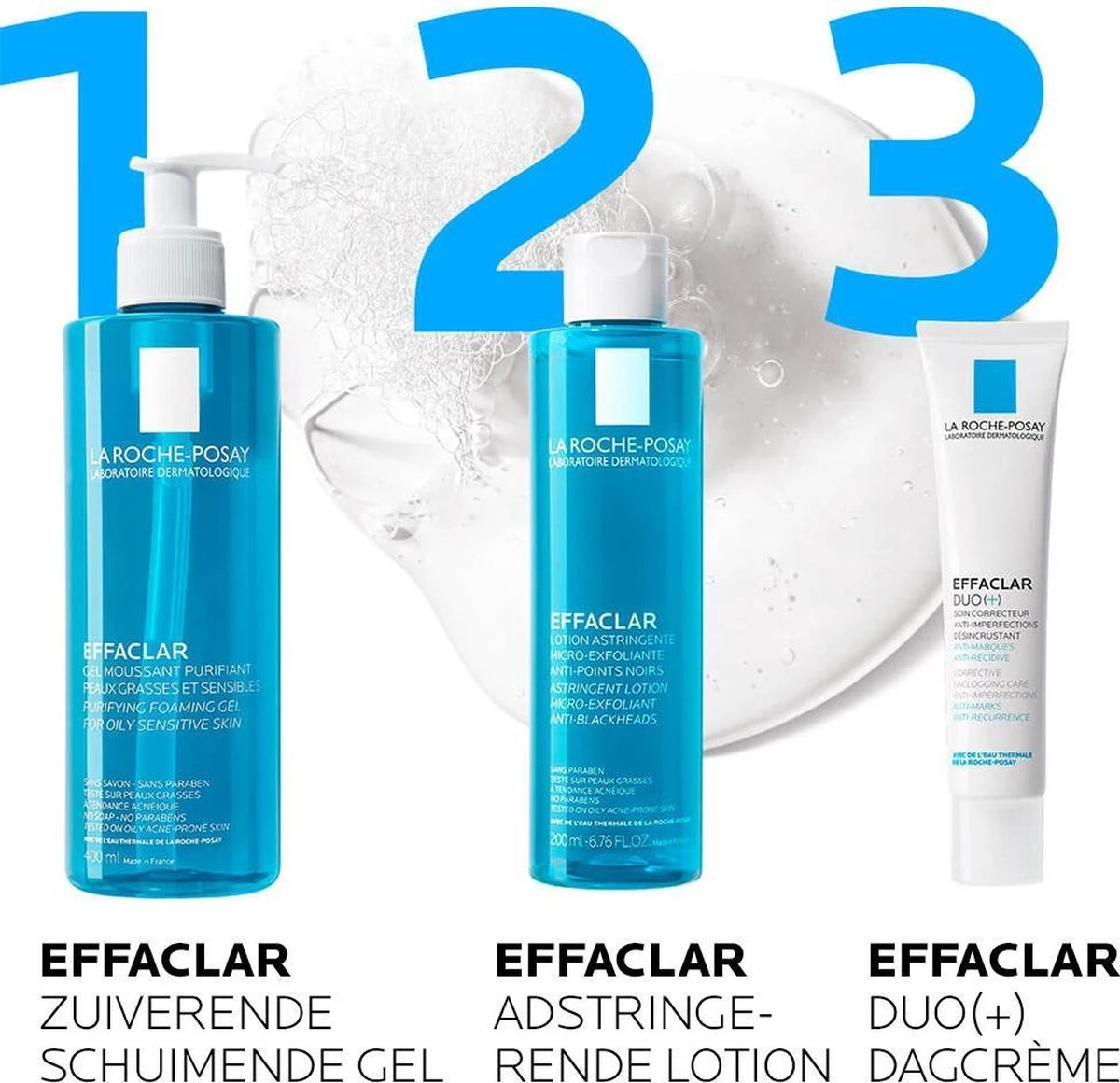 La Roche-Posay Effaclar Reinigingsgel - Anti-onzuiverheden - 400 Ml 7 La Roche-Posay Effaclar Reinigingsgel - Anti-onzuiverheden - 400 Ml - Afbeelding 5