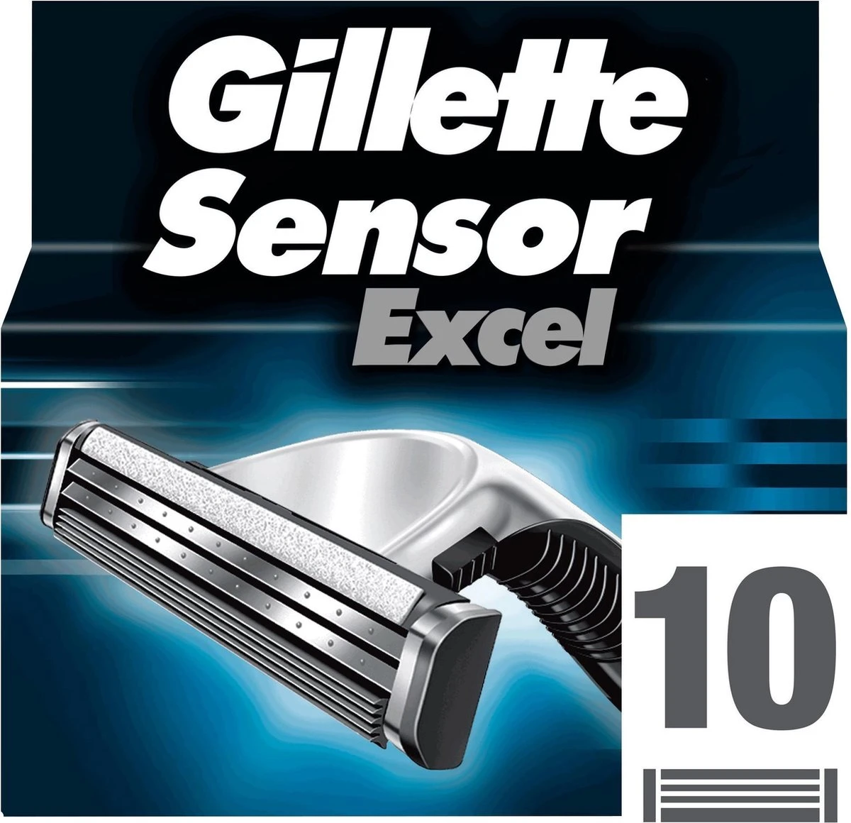 Gillette® Gillette Sensor Excel Scheermesjes Mannen - 10 Stuks 4 Gillette® Gillette Sensor Excel Scheermesjes Mannen - 10 Stuks - Afbeelding 2
