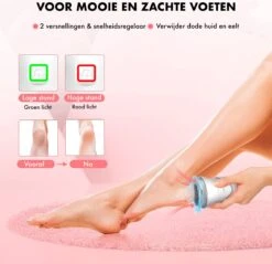 DynaBright Elektrische Eeltverwijderaar Met Stofzuigsysteem - Inc. 3 Vlijlschijven - 2 Standen - Voetvijl - Eeltvijl - Eelt Verwijderaar -USB Oplaadbaar - Geïntegreerde Zuigfunctie 13 DynaBright Elektrische Eeltverwijderaar Met Stofzuigsysteem - Inc. 3 Vlijlschijven - 2 Standen - Voetvijl - Eeltvijl - Eelt Verwijderaar -USB Oplaadbaar - Geïntegreerde Zuigfunctie -Lichaamsverzorging Winkel 1200x1163 1