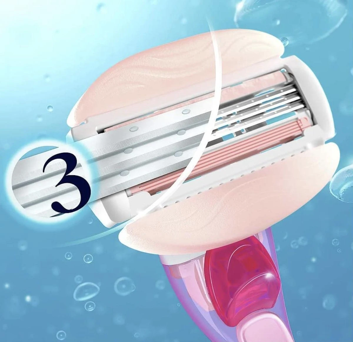 Gillette Venus Comfortglide Spa Breeze Scheermesjes Voor Vrouwen - 8 Navulmesjes 6 Gillette Venus Comfortglide Spa Breeze Scheermesjes Voor Vrouwen - 8 Navulmesjes - Afbeelding 4