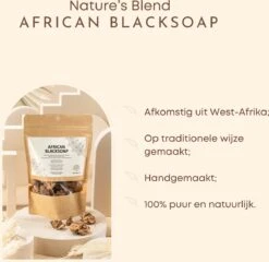 Nature's Blend African Black Soap - Zeep Puur - Biologisch - 100 Gram -Lichaamsverzorging Winkel 1200x1168 6
